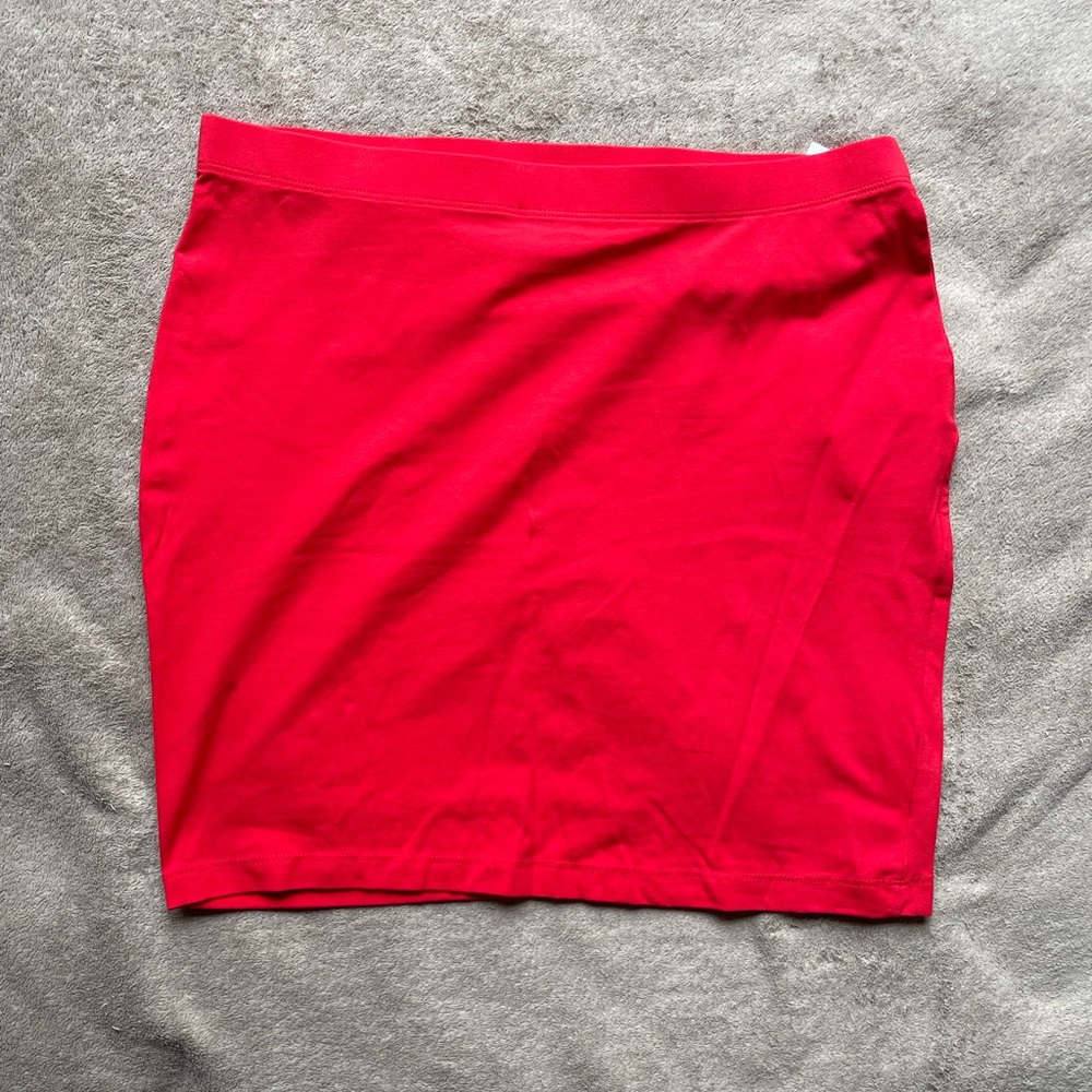 Vero Moda red mini skirt